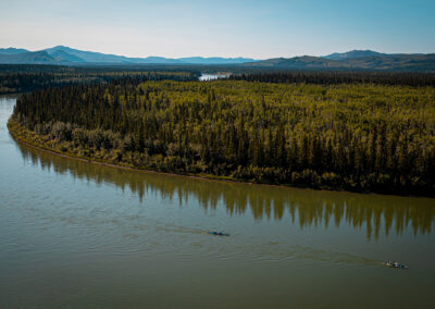 Yukon 1000 race HUUM SAUNA Kayak Team